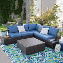 Modern Garden Outdoor PE Rattan Sofa Combination